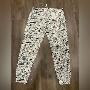 LEVI'S x PEANUTS COLLECTION Tapered Sweatpants SNOOPY Joggers Pants Sz S